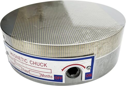 6.29 بوصة مستديرة تشاك مغناطيسية دائمة ، تصميم مختوم ناعم 100-120 ن/سم مربع لطحن السطح/آلات قطع الأسلاك/الأسلاك in Kuwait