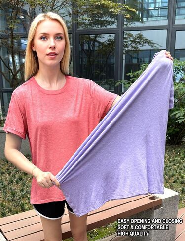 Shoulder Surgery Recovery Shirts Women Post Surgery Shirt Left and Right Side Snap Access Recovery T Shirt for Women in Kuwait