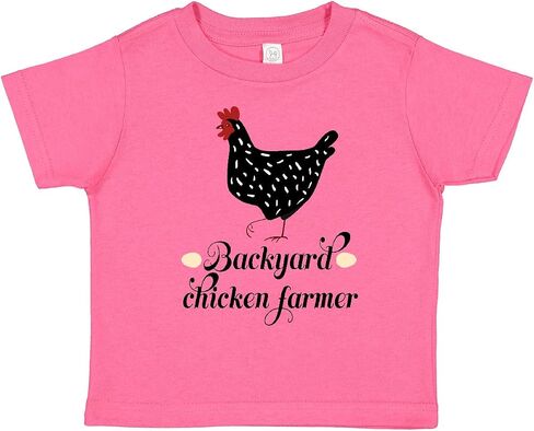 inktastic Backyard Chicken Farmer Ancona Hen Toddler T-Shirt in Saudi Arabia