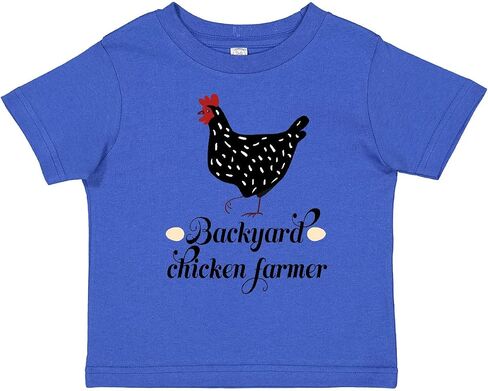 inktastic Backyard Chicken Farmer Ancona Hen Toddler T-Shirt in Saudi Arabia