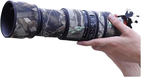 CHASING BIRDS Camouflage Waterproof Lens Coat for Sigma 100-400mm F5-6.3 DG DN OS Rainproof Lens Protective Cover (Pine Camouflage) in Kuwait