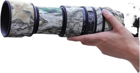 CHASING BIRDS Camouflage Waterproof Lens Coat for Sigma 100-400mm F5-6.3 DG DN OS Rainproof Lens Protective Cover (Pine Camouflage) in Kuwait