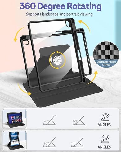 حافظة YHB لجهاز iPad الجيل السابع والثامن والتاسع (شاشة 10.2 بوصة - إصدار 2019 و2020 و2021)، حامل نحيف قابل للطي من جلد البولي يوريثان وزوايا رؤية متعددة وغطاء واقٍ من مادة TPU - خريطة Marauder's Vintage in Saudi Arabia