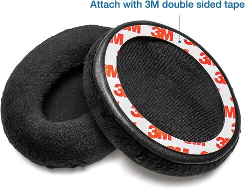 Voarmaks Ear Pads Foam Cushion Covers Compatible with Taotronics TT-BH22 TT BH22 Headphone Thick EarPad Headset Earmuff Replacement (Velvet) in Saudi Arabia