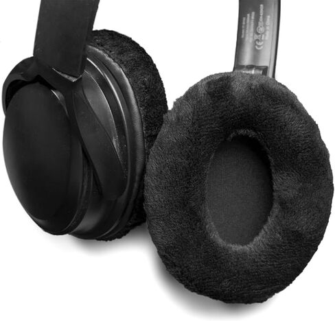 Voarmaks Ear Pads Foam Cushion Covers Compatible with Taotronics TT-BH22 TT BH22 Headphone Thick EarPad Headset Earmuff Replacement (Velvet) in Saudi Arabia