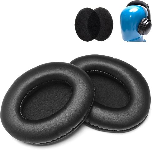 Voarmaks Ear Pads Foam Cushion Covers Compatible with Taotronics TT-BH22 TT BH22 Headphone Thick EarPad Headset Earmuff Replacement (Velvet) in Kuwait