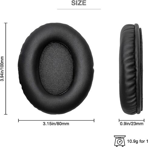 Voarmaks Ear Pads Foam Cushion Covers Compatible with Taotronics TT-BH22 TT BH22 Headphone Thick EarPad Headset Earmuff Replacement (Velvet) in Kuwait