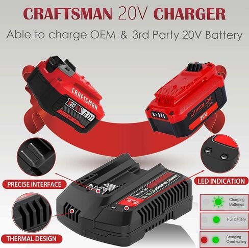 20V 3.5AH بطارية بديلة للحرفية V20 CMCB204 CMCB202 CMCB201 ، بطارية أيون ليثيوم عالية السعة لتدريبات CMCD700C1 ، CMCS500B المنشار ، TRIMMER in Kuwait