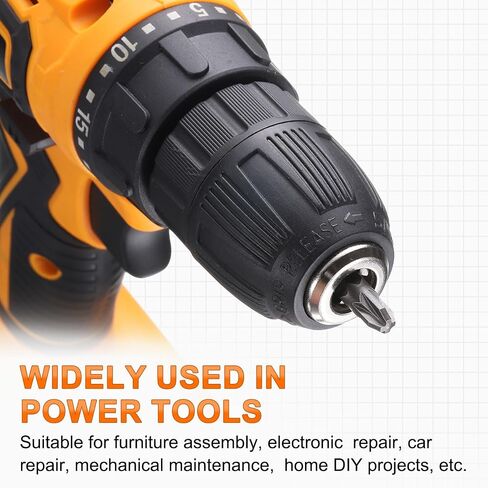 HARFINGTON PZ3 Screwdriver Bit 1/4" Hex Shank 25mm/1" Length Magnetic Phillips Slotted Hex Bits S2 Steel Screw Driver Bit Industrial Grade Electric Hexagon Drill Bits in Saudi Arabia