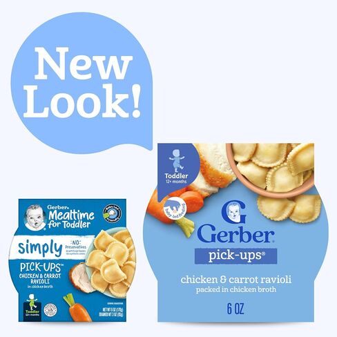 Gerber Pasta Pick-Ups Chicken and Carrot Ravioli, 6 Oz in Saudi Arabia