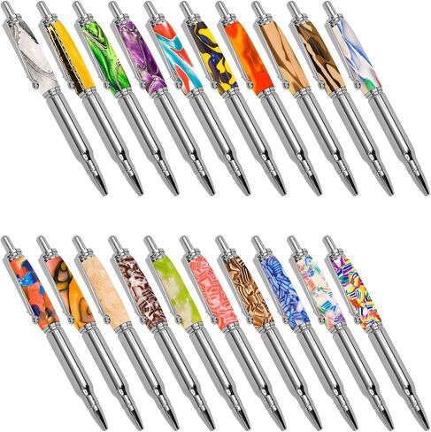 Color Splash Acrylic Resin Pen Blank 3/4" x 3/4" x 5"Patterns May Slightly Vary in Saudi Arabia