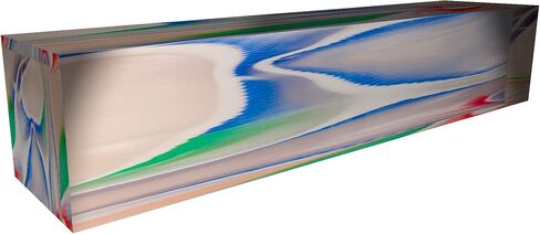 Color Splash Acrylic Resin Pen Blank 3/4" x 3/4" x 5"Patterns May Slightly Vary in Saudi Arabia