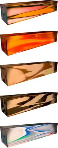Color Splash Acrylic Resin Pen Blank 3/4" x 3/4" x 5"Patterns May Slightly Vary in Saudi Arabia
