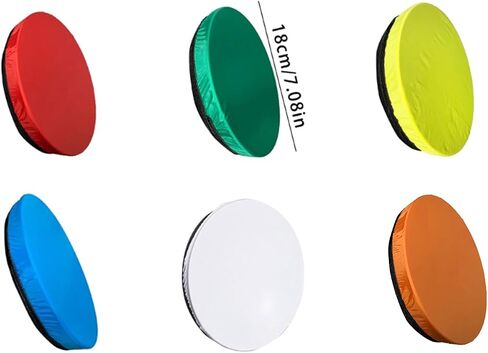 18cm/7inch Diffuser Sock Soft Photography Diffuser Lamps Covers Diffuser Covers Cloth for Rings Light Flashing Light in Saudi Arabia