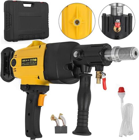 1880W 2180W Handheld Diamond Core Drill Rig Concrete 110mm 130mm 160mm 180mm Wet/Dry Electric Stepless Speed Drilling Tool(110MM-1880W) in Saudi Arabia