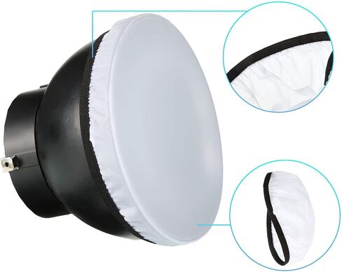 18cm/7inch Diffuser Sock Soft Photography Diffuser Lamps Covers Diffuser Covers Cloth for Rings Light Flashing Light in Saudi Arabia