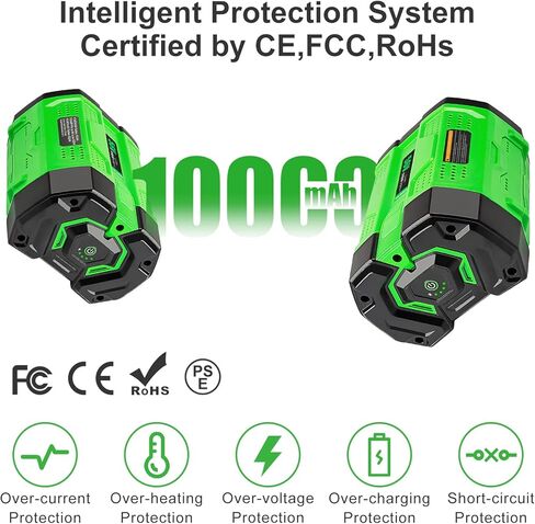 56V 5.0AH Lithium Ion Prategy Battery متوافق مع EGO BA1400T BA2800T BA1120 BA4200 in Kuwait