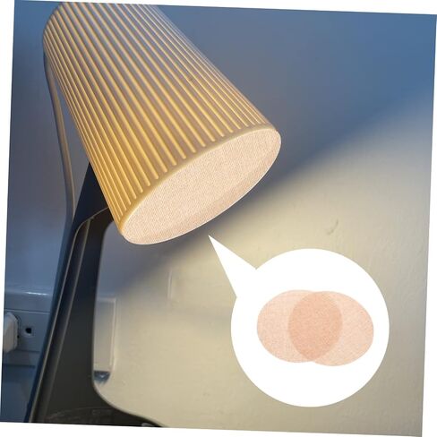 DOITOOL Ceiling Light Round Diffuser Lampshade Black Fabric Lampshade Diffuser Anti-glare Spotlight Diffuser for Bedroom in Kuwait