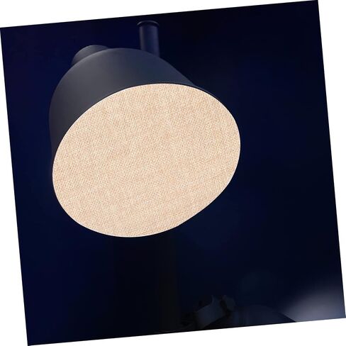 DOITOOL Ceiling Light Round Diffuser Lampshade Black Fabric Lampshade Diffuser Anti-glare Spotlight Diffuser for Bedroom in Kuwait