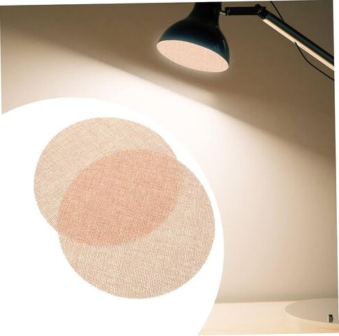 DOITOOL Ceiling Light Round Diffuser Lampshade Black Fabric Lampshade Diffuser Anti-glare Spotlight Diffuser for Bedroom in Kuwait