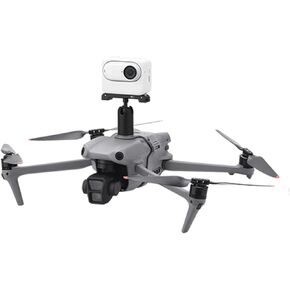 Upper Bracket for DJI Air 3S/3 Drones Extension Kit Action Camera Spotlight Mount Holder Drone Accessory Compatible with Insta360 GO 3/ OSMO Action 4/ Go Pro12