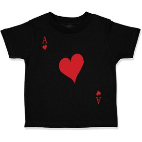 Toddler T-Shirt Ace of Hearts Playing Card Funny Humor Ace of Hearts Clothes in Saudi Arabia