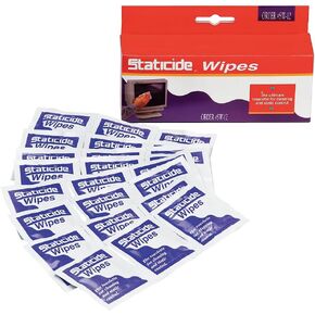 ACL Staticide Staticide Wipes, 5 in H x 8 in, 24/pkg