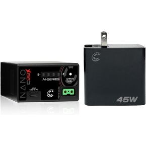Core SWX Nano Micro 98 BP-A Battery Kit – 98Wh Canon BP-A Mount Battery with 45W USB-C PD Fast Charger, Compact Li-Ion Power Solution for Cinema Cameras and USB-C Devices