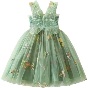 Ttyaovo Baby Girls Tulle Dress Brutfly Birthday Dresses