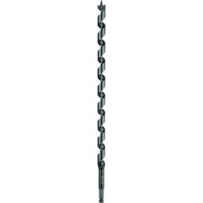WoodOwl 08810 13/16" x 18" Deep Cut Utility Auger Bit Single Flute Spurred PTFE Coated 7/16" Quick Change Shank HRC 58