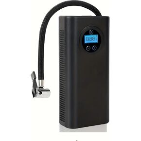 Tire Inflator Portable Air Compressor, Cordless Air Pump for Car Tires, Electric Bike Tire Pump for Motorcycle, Ball, Bicycle