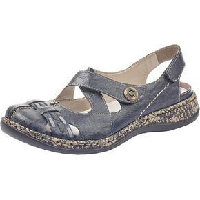Rieker Women's Closed Toe Ballet Flats, 8 US