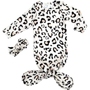 Bow Dream Infant Justant Baby Girls Floral Sleep Beadbandbled Sleepwear Wear Gifts 0-3 months