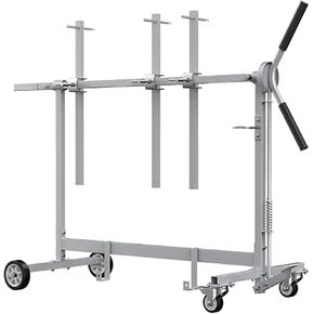 Car Bumper Painting Stand, Car Painting Stand with 4 Wheels, 360° Rotating Door Painting Stand for Fixing Car Body Parts and Painting Stand