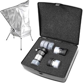 Astromania Protective Telescope Cover with Fixing Strap, Diameter 23.8" - Bundle with - Telescope Accessory Kit for Beginner