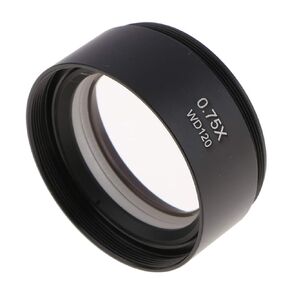 Baosity 0.75X Auxiliary Objective Lens Optical Glass for - 48mm Mounting Thread W.7mm (Black,Pack of 1)