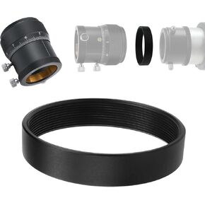 Astromania 1.25 "High Precision Helical Focuser - حزمة مع - M42x0.75 أنثى إلى M42x0.75 أنثى - 9mm