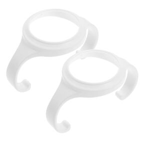 Milk Bottle Anti-Scald Handle Lightweight Comfortable Grip for Feeding Bottles