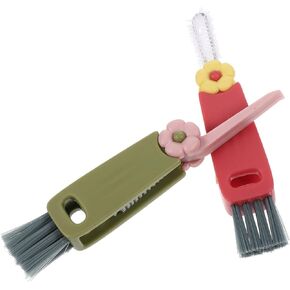 Multi-Function Bottle Brush Set Cup Lid Brush Bottle Scrubber and for Cleaning Suitable for Travel and Household