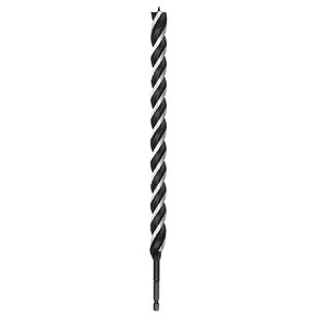 7/10 Inch Auger Drill Bit for Wood, 9" Long Carbon Steel Quick Change Hex Shank Wood Drill Bit for Hardwood, Softwood and Plastic