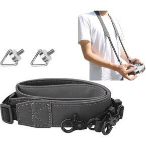 Adjustable PU Lanyard For RC1/2 RC Plus 1/2/RC Pro/RC Plus 1/2 Control For DJI Mavic 4 Pro/Flip/AIR 3/3S/Mini 4 3 Pro/Mavic 3 Pro/3/3M/3T/ With Display Remote Controller Shoulder Neck Strap