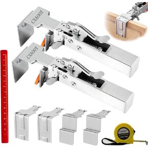 2 Pack Upgrade Drawer Front Installation Clamps, Cabinets Installation Tools Cabinet Face Frame Clamps, Easy, Labor-Saving, and Efficient Drawer Fixing Clip