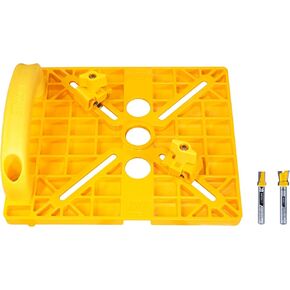MICROJIG MatchFit Grid Routing Guide – Precision Tool for Dovetail Clamping Tracks, Easy Setup, Self-Indexing Design, Compatible with Routers | Complete Kit for 1/4" Shank Bits, MFRG-400-025