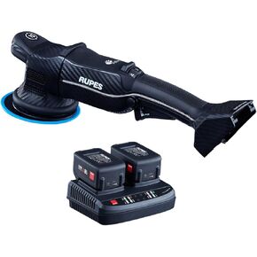 RUPES HLR15 BigFoot iBrid Random Orbital Cordless Polisher Standard Kit - Includes Dual Battery Charger & 2 Rechargeable Batteries