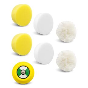 Buffing Polishing Pads Kit Fit for Milwaukee Electric Tools M12 Spot Polisher/Sander,Replace 49-36-2438
