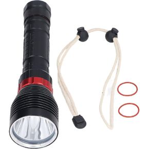 LED Diving Torch 5000LM | IPX8 Submersible Underwater Torch for Scuba/Photography/Night Diving | 328.1ft Depth, 2 Battery Options, 3 Modes