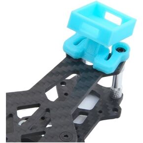 3D Printed M80 Pro BN220 GPS Module TPU Holder Mounting Bracket Compatible with FPV Quadcopter Race Drone Frame Compatible with 18 to 32mm Distance(L18 W18 H7 Black)