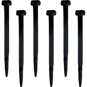 6 PCS Crucifix Iron Nails for Jesus Christ Strucifixion - Discorative Roman Flat Head مسمار متماثل متماثل ، مسامير حديدية مزورة يدويًا للكنيسة ، عيد ميلاد عيد الميلاد المسيحي المسيحي