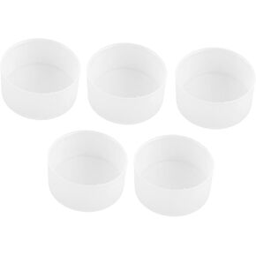 Milisten 5pcs Telescope Eyepiece Elegant Minimalist Lens Protector Caps لإكسسوارات التلسكوب الشاملة ضد بصمات الأصابع
