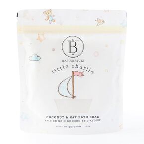 Bathorium Little Charlie Bath Soak, Nourishing Soak for Babies, Made with Colloidal Oat, Chamomile & Coconut, Moisturizes & Soothes Delicate Skin, 9 oz